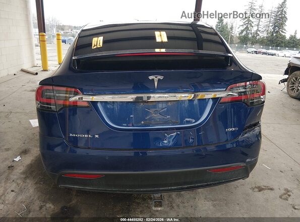 5YJXCBE23HF065675 2017 TESLA MODEL X Синий 