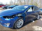 2017 Tesla Model X 100d/75d/90d Синий vin: 5YJXCBE25HF050496