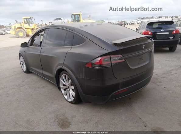 5YJXCBE26KF162425 2019 TESLA MODEL X Черный Задняя левая четверть