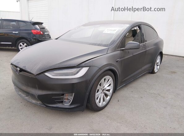 5YJXCBE26KF162425 2019 TESLA MODEL X Черный Передняя левая четверть