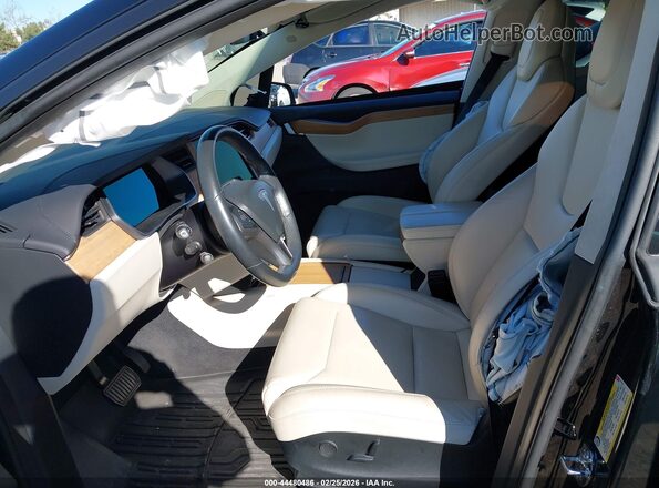5YJXCBE26KF162425 2019 TESLA MODEL X Черный Вид наклейки с VIN-кодом