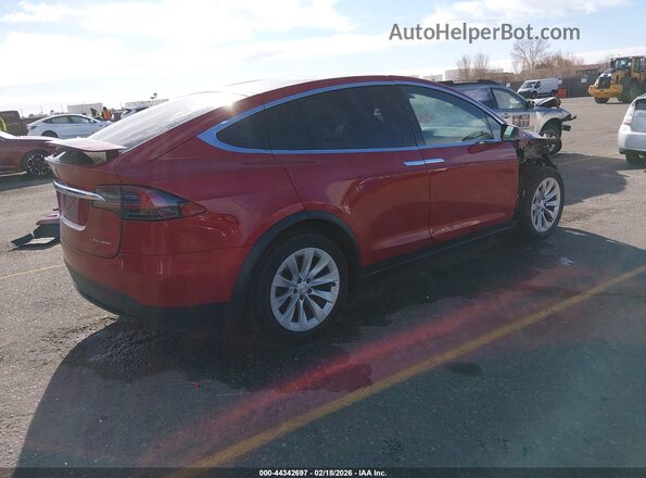 5YJXCBE27LF236937 2020 TESLA MODEL X Красный Задняя правая четверть