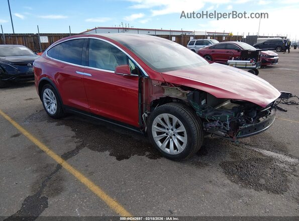 5YJXCBE27LF236937 2020 TESLA MODEL X Красный Передняя правая четверть