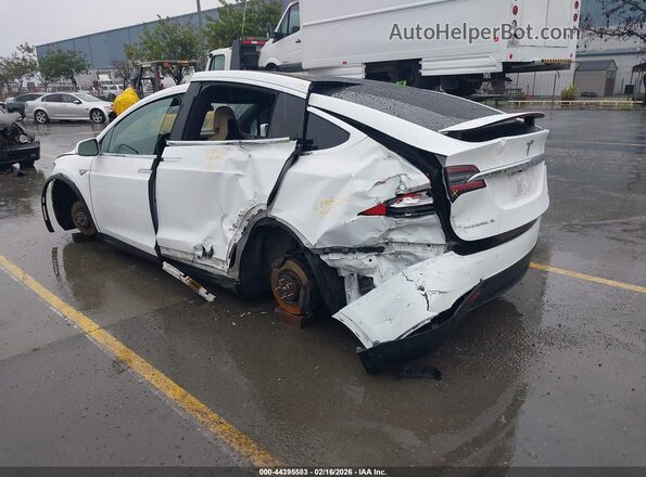 5YJXCBE2XGF008744 2016 TESLA MODEL X Белый Задняя левая четверть