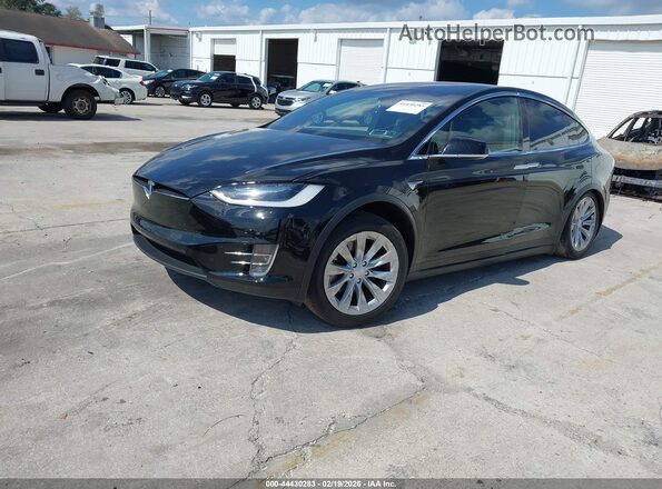 5YJXCDE28KF152779 2019 TESLA MODEL X Черный Передняя левая четверть