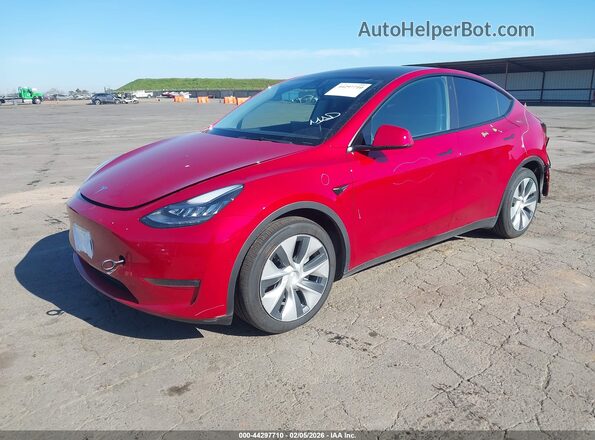 5YJYGDEE0MF090171 2021 TESLA MODEL Y Red Передня ліва чверть