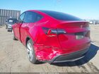 2021 Tesla Model Y Long Range Dual Motor All-wheel Drive Red vin: 5YJYGDEE0MF090171
