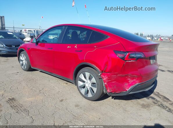 5YJYGDEE0MF090171 2021 TESLA MODEL Y Red Задня ліва чверть