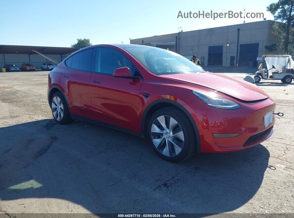 5YJYGDEE0MF090171 2021 TESLA MODEL Y Red Передня права чверть
