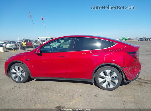 5YJYGDEE0MF090171 2021 TESLA MODEL Y Red Панорамний вид салону 360°