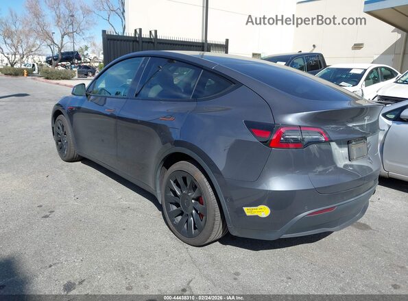 5YJYGDEE0MF258326 2021 TESLA MODEL Y Gray Задня ліва чверть