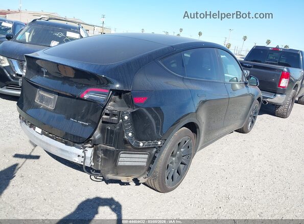 5YJYGDEE2MF216935 2021 TESLA MODEL Y Черный Задняя правая четверть