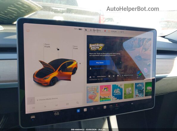 5YJYGDEE2MF216935 2021 TESLA MODEL Y Черный 