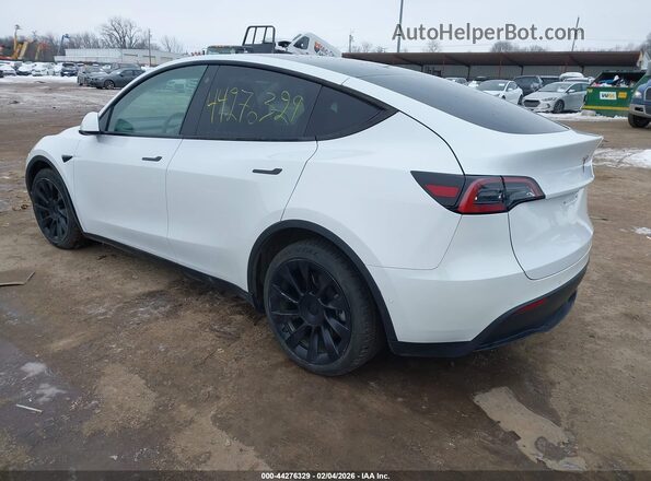 5YJYGDEE3MF199384 2021 TESLA MODEL Y White Задня ліва чверть