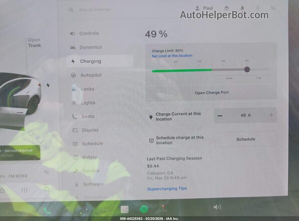 5YJYGDEE6MF090644 2021 TESLA MODEL Y White 