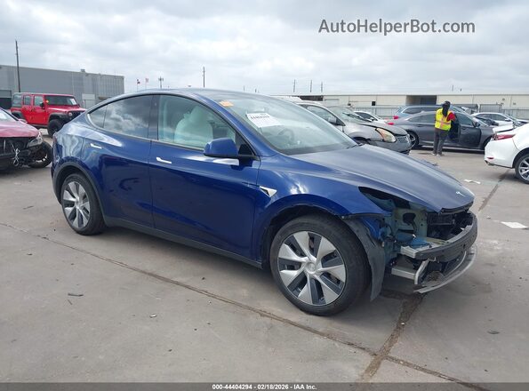 5YJYGDEE8LF021033 2020 TESLA MODEL Y Синий Передняя правая четверть