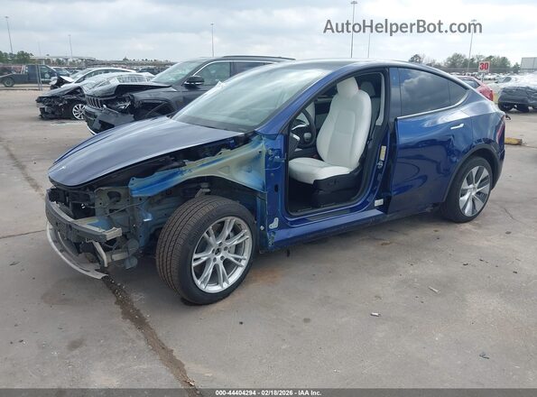 5YJYGDEE8LF021033 2020 TESLA MODEL Y Синий Передняя левая четверть