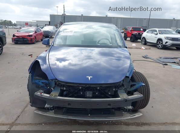 5YJYGDEE8LF021033 2020 TESLA MODEL Y Синий Вид задней части салона
