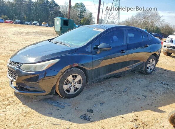1G1BC5SM8G7263456 2016 CHEVROLET CRUZE Black Tył lewy