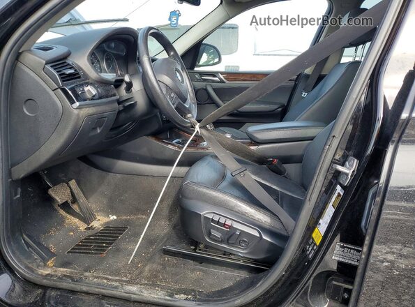 5UXWX9C34H0T25499 2017 BMW X3 Черный Вид панели приборов