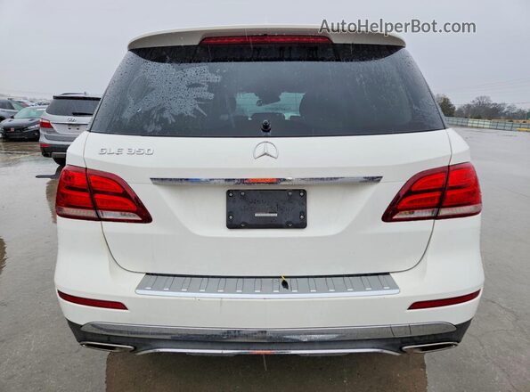 4JGDA5JB5HA831202 2017 MERCEDES-BENZ GLE Белый Вид салона спереди