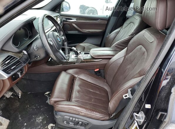 5UXKR0C51G0S93289 2016 BMW X5 Синий Вид панели приборов