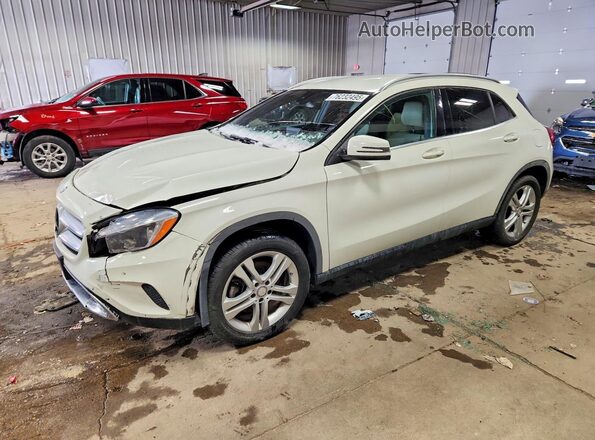 WDCTG4GB5HJ287794 2017 MERCEDES-BENZ GLA Белый Задняя левая четверть