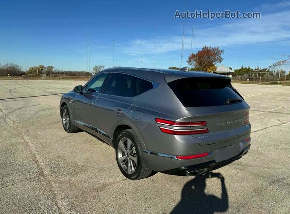 KMUHBDSB4PU130267 2023 GENESIS GV80 Серебряный Передняя правая четверть