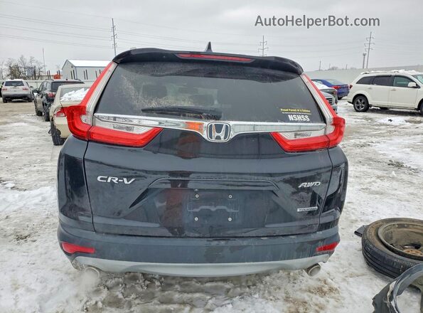 2HKRW2H96HH643794 2017 HONDA CRV Черный Вид салона спереди