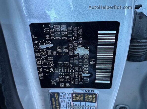 KNDRJDLH0N5069326 2022 KIA SORENTO Серебряный Вид задней части салона