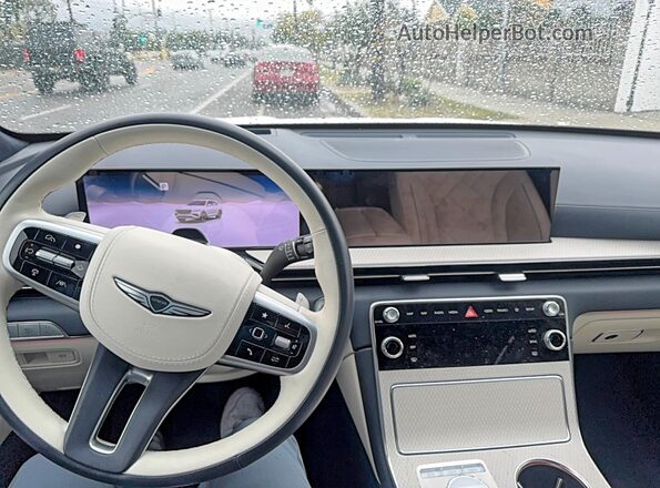 KMUHEESCXSU269592 2025 GENESIS GV80 Белый Вид задних сидений