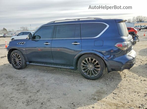 JN8AZ2NE6G9120440 2016 INFINITI QX80 Черный Задняя правая четверть