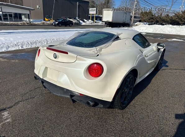 ZARBAAA41GM177436 2016 ALFA ROMEO 4C White Вид спереду
