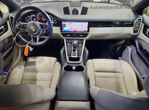 WP1AA2AY6KDA10026 2019 PORSCHE CAYENNE Синий Вид щитка приборов