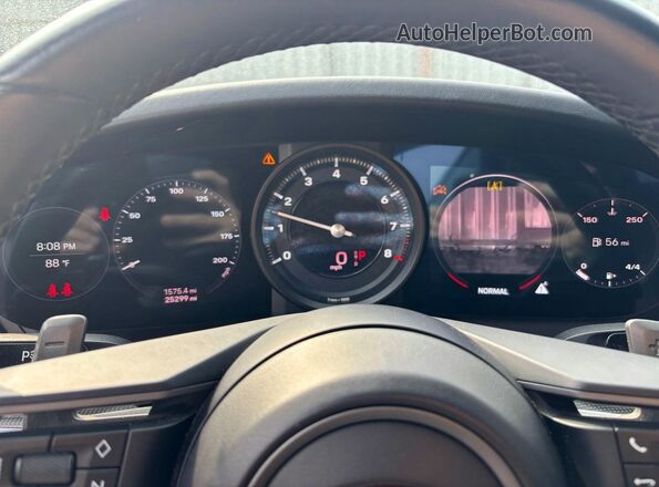 WP0CB2A93LS262748 2020 PORSCHE 911 Черный Вид щитка приборов