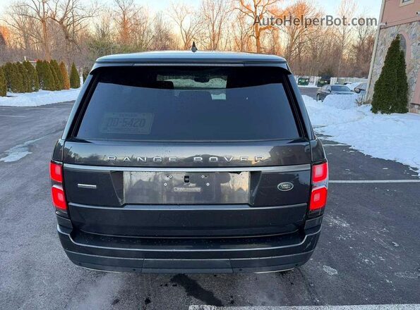 SALGS2RE1JA393000 2018 LAND ROVER RANGE ROVER Black Widok wnętrza z przodu