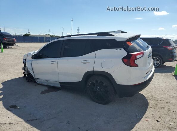 3GKALMEV0NL252451 2022 GMC TERRAIN Белый Задняя правая четверть