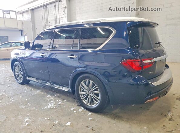 JN8AZ2AE2M9270644 2021 INFINITI QX80 Синий Задняя правая четверть