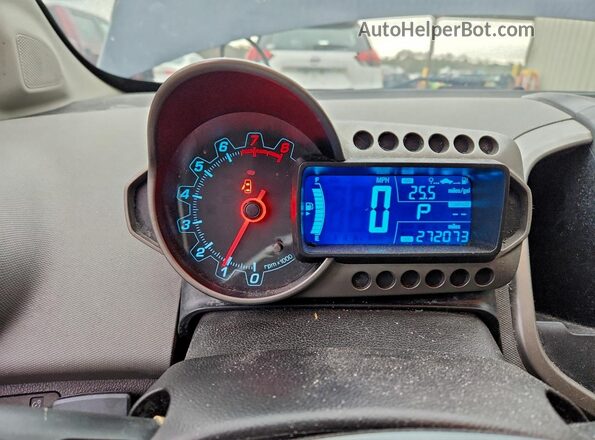 1G1JC6SH2G4133954 2016 CHEVROLET SONIC Синий Вид задних сидений