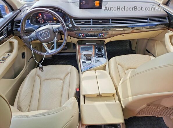 WA1VAAF71KD005937 2019 AUDI Q7 Черный Вид щитка приборов