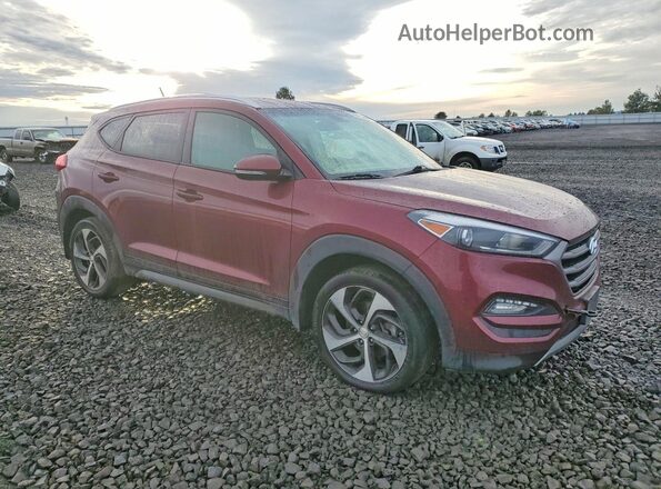KM8J3CA25GU196254 2016 HYUNDAI TUCSON Red Widok z przodu