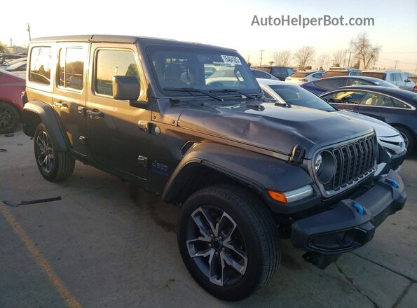 1C4RJXN63RW356172 2024 JEEP WRANGLER Серый Вид спереди