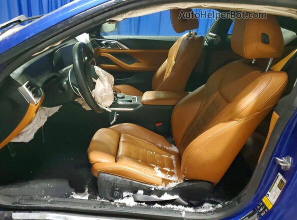 WBA13AR0XMCF64330 2021 BMW M4 Синий Вид панели приборов