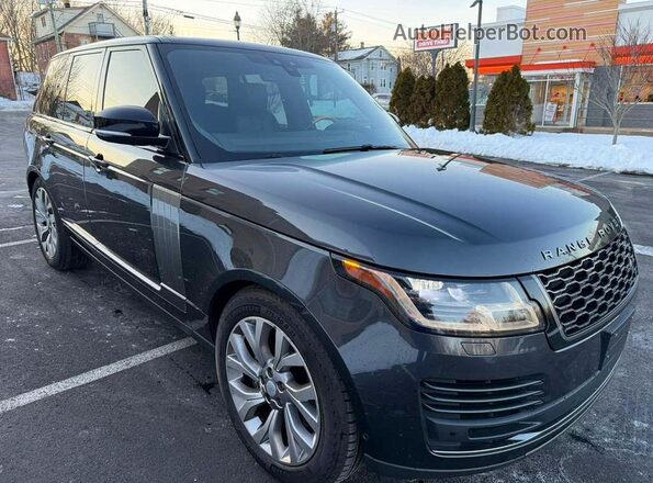 SALGS2RE1JA393000 2018 LAND ROVER RANGE ROVER Black Widok z przodu