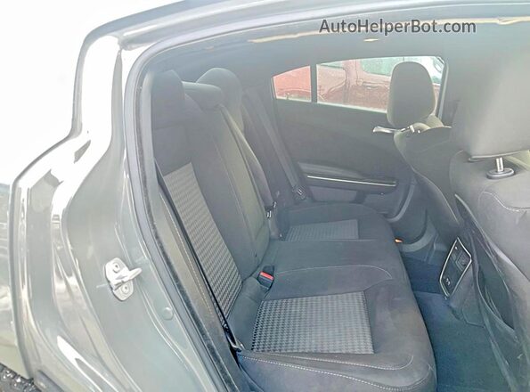 2C3CDXGJ1KH662732 2019 DODGE CHARGER Серый Вид салона спереди