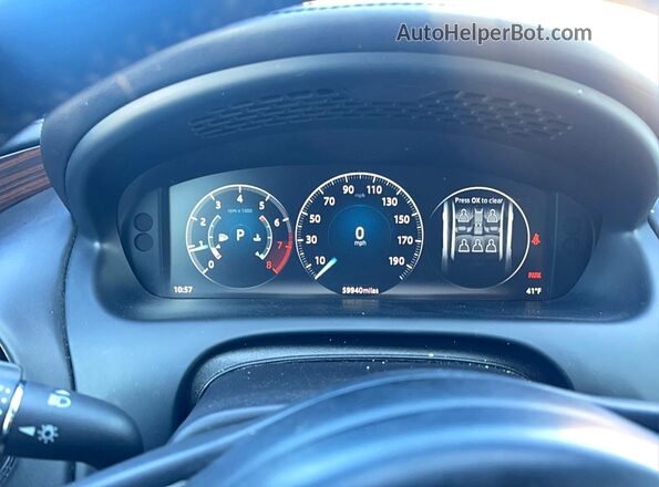 SAJWA2G7XH8W10685 2017 JAGUAR XJL Синий Вид щитка приборов