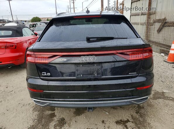 WA1AVAF14KD009852 2019 AUDI Q8 Black Widok wnętrza z przodu