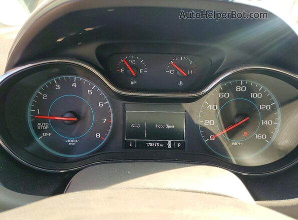 1G1BC5SM8G7263456 2016 CHEVROLET CRUZE Black Widok tylnych siedzeń