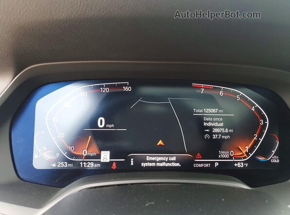 5UXCR6C51KLL02491 2019 BMW X5 Black Vista de los asientos traseros