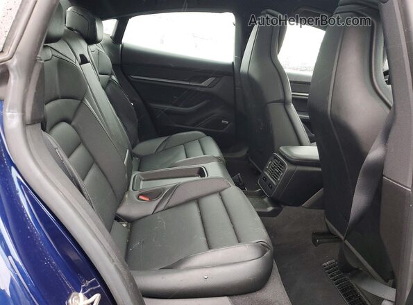 WP0AA2Y16MSA17098 2021 PORSCHE TAYCAN Синий Вид задней части салона